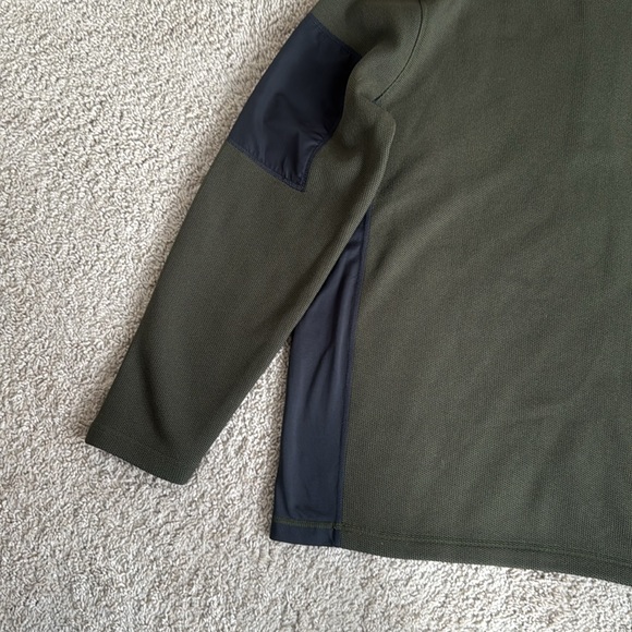 EUC Mens Under Armour UA Olive TundraBloc ¼ Zip SCATTER Pullover Jacket Size XXL - Picture 7 of 8
